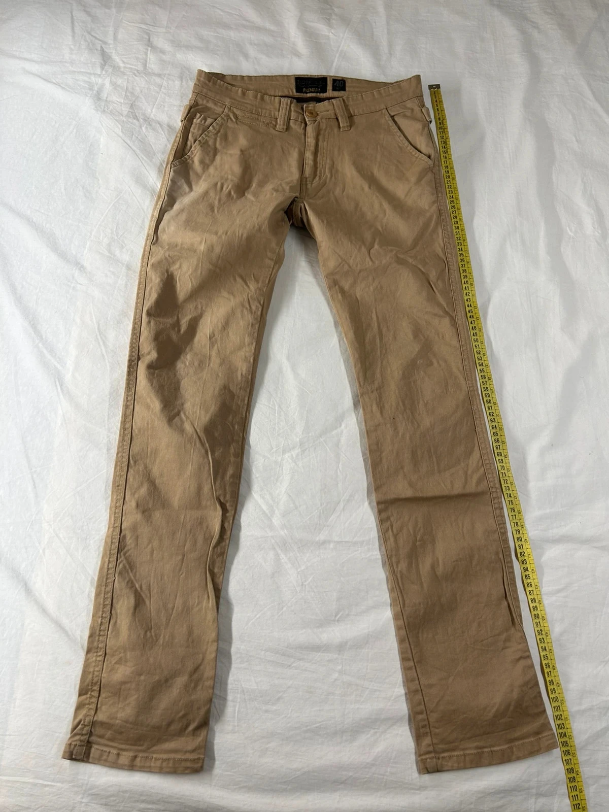 Chino beige crème hopenlife premium vintage taille 40